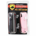 His and Hers Pepper Spray - 1 1/2"x4 3/8"x1 1/4"